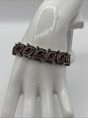 Heidi Daus Worth Waiting For Bracelet in Siam Red JP476